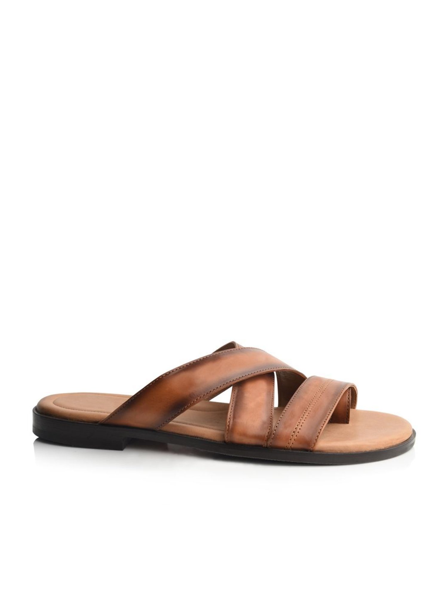 Language Shoes Men's Timothy Tan Toe Ring Sandals