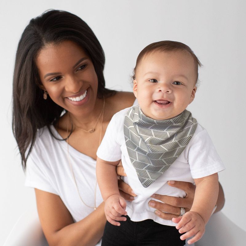 Neat Solutions Bandana Bib Set - Neutral - 3pk