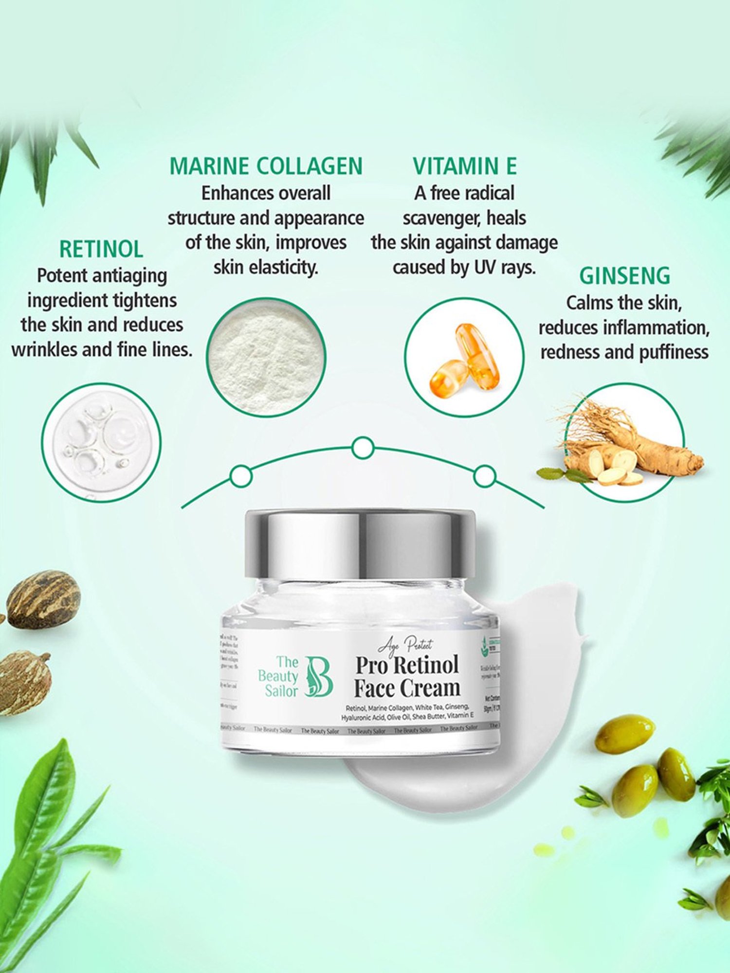 The Beauty Sailor Pro Retinol Face Cream - 50 gm