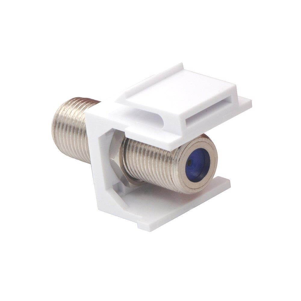 VCE (10 Pack) 3 GHz Nickel-Plated RG6 Keystone Jack Insert