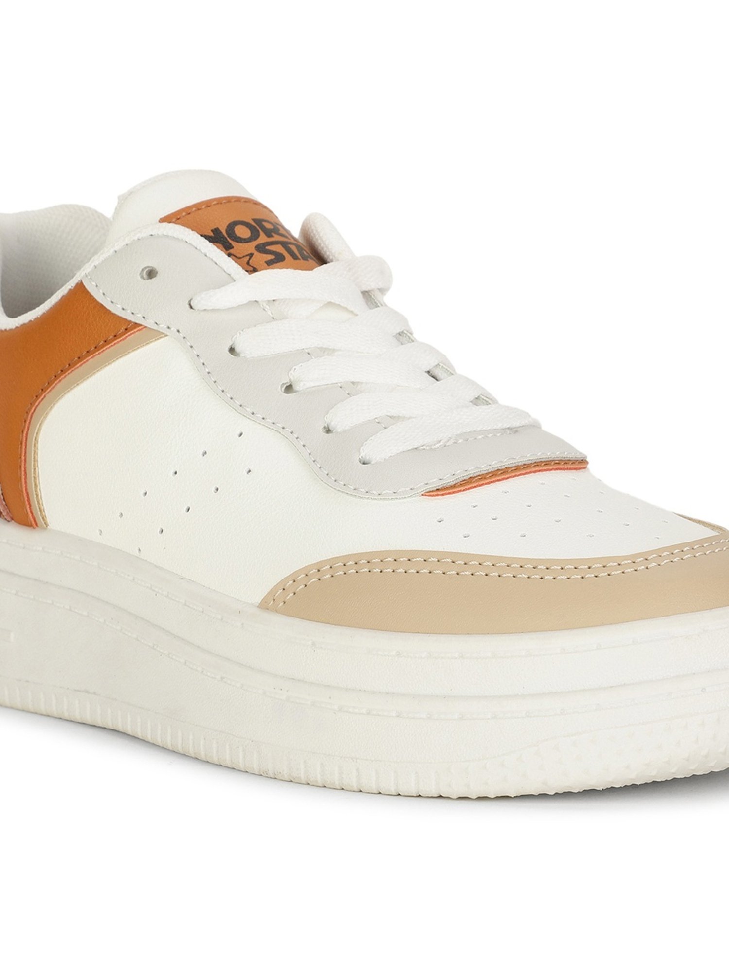 North Star by Bata Women's White Sneakers