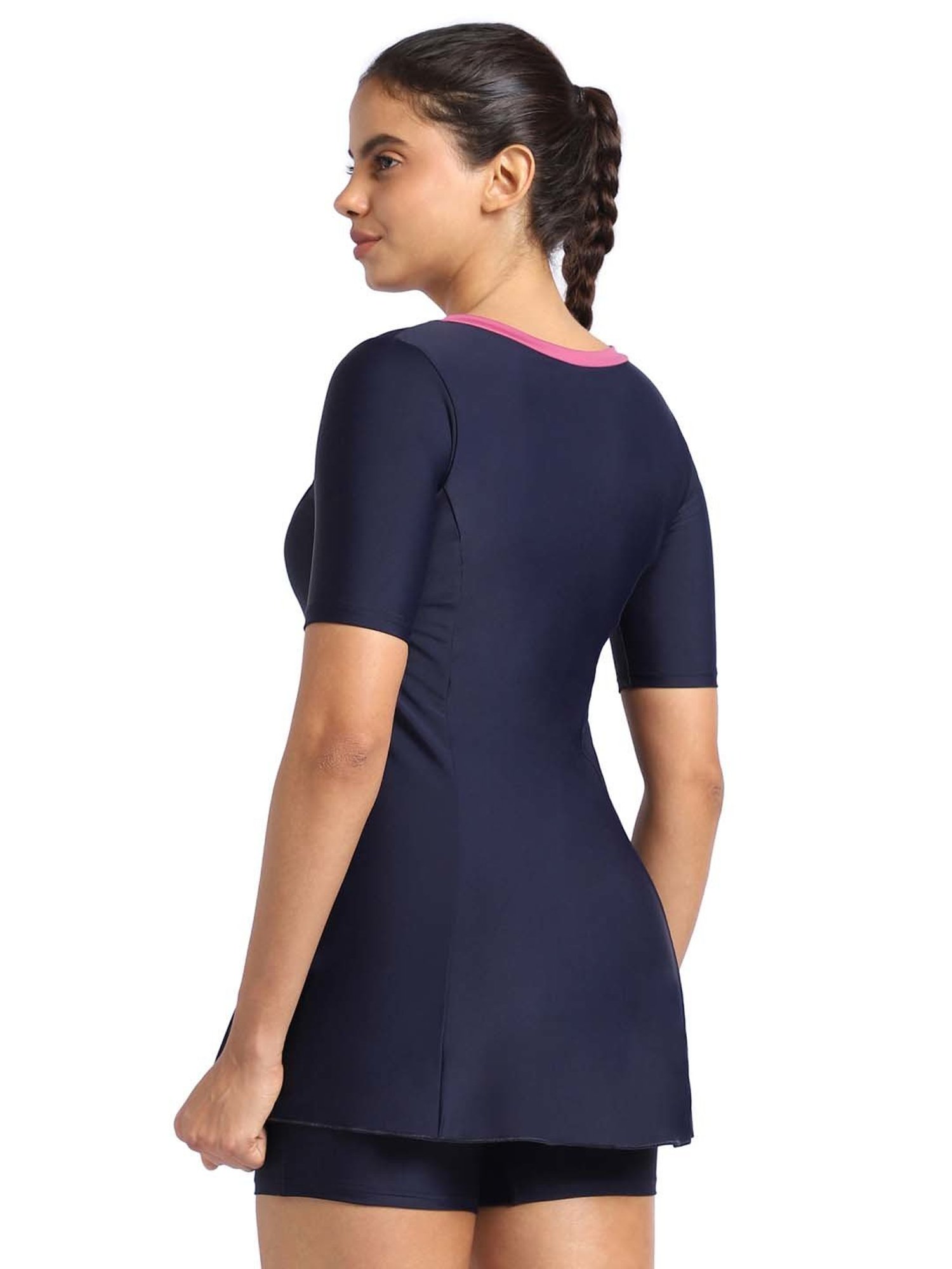 Speedo Navy Plain Swimwear