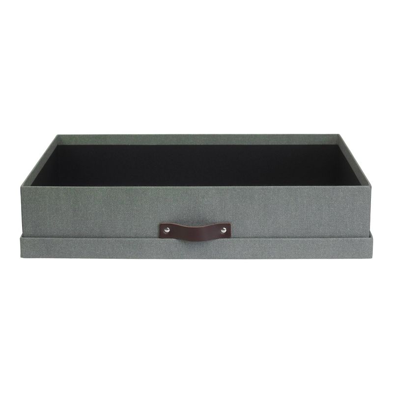 Sverker Canvas Document Box Gray - Bigso Box of Sweden