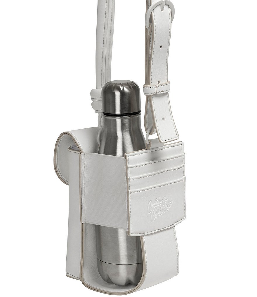 Create & Cultivate Vegan Leather Water Bottle Crossbody Bag