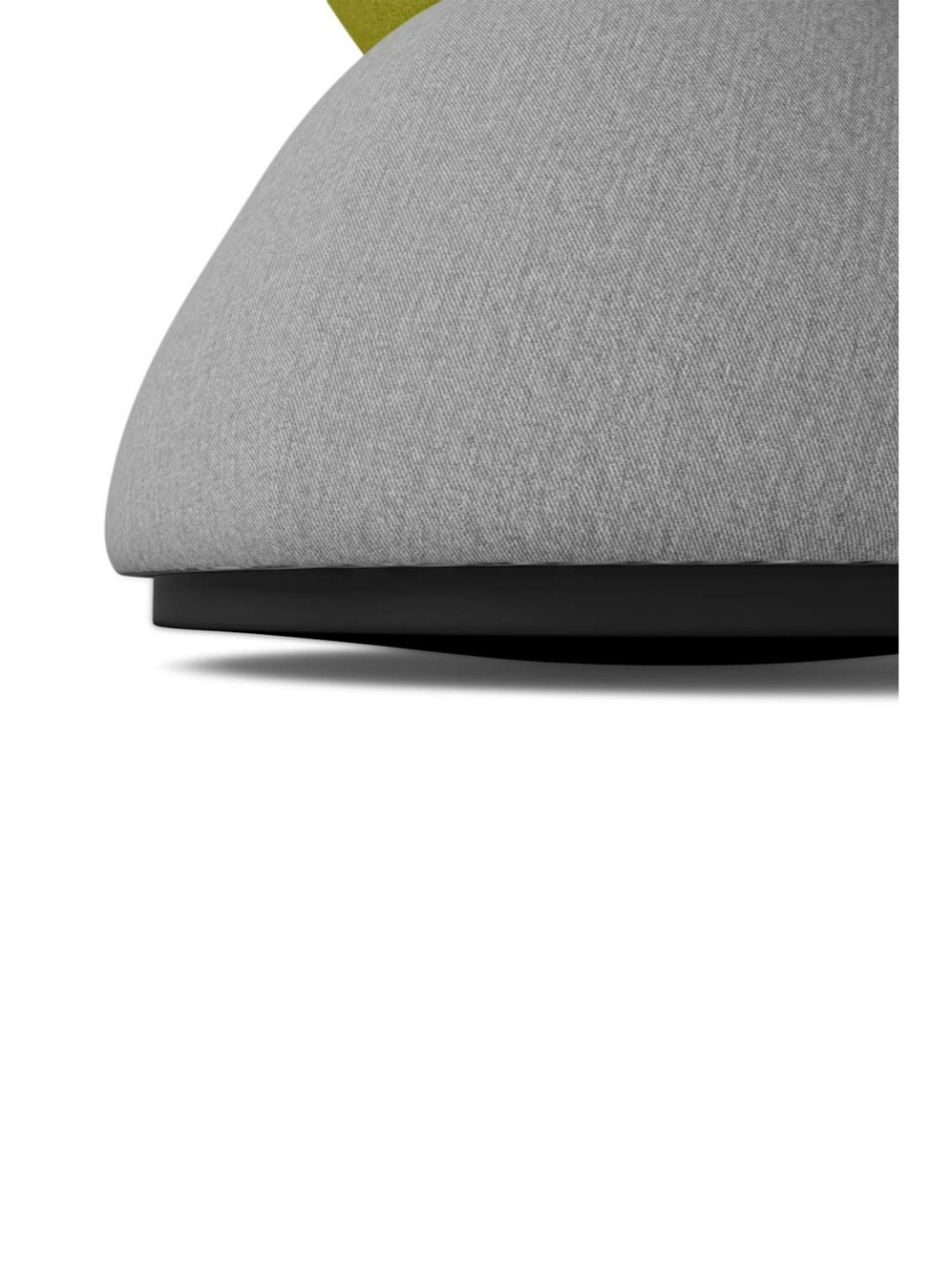 Godrej Interio Loop ?Citron Green Plywood Pouf (1 Year Warranty)