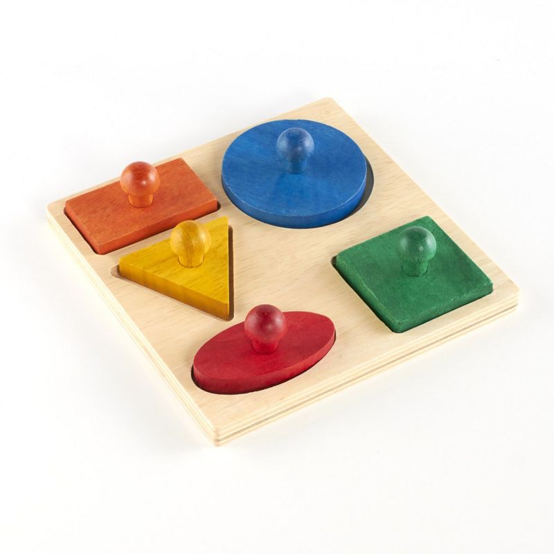 Guidecraft Geometric Puzzle Board