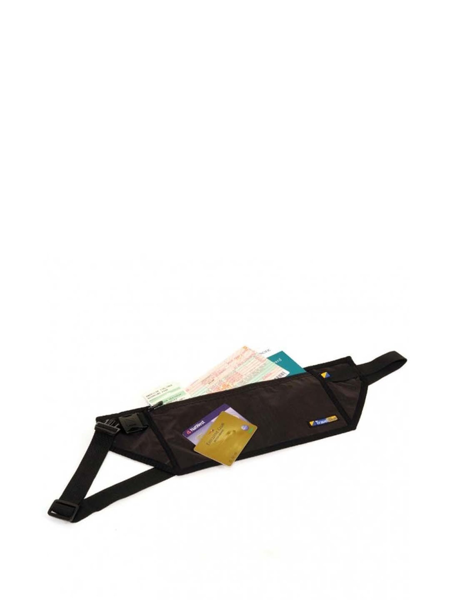 Travel Blue Black Solid Waist Pouch