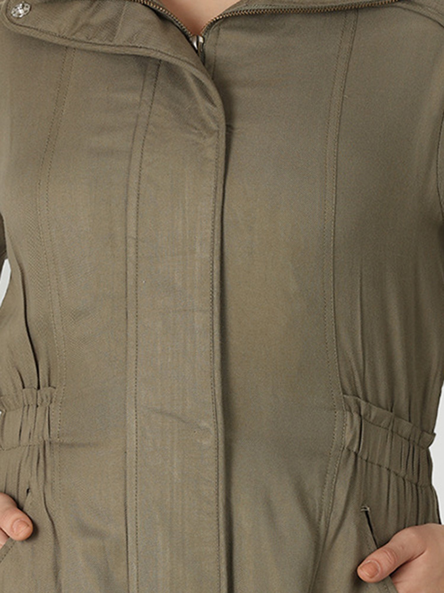 Mustard Red Regular Fit Jacket