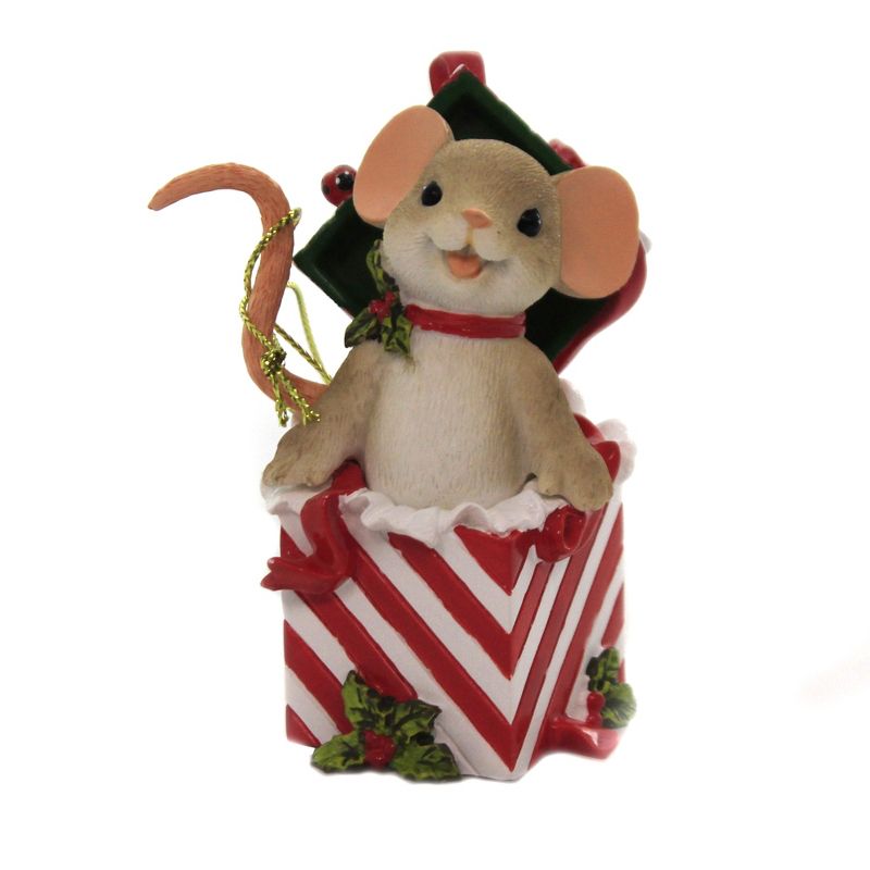 Charming Tails 3.0" You're The Only Gift I Need. Christmas Ornament Package  -  Tree Ornaments