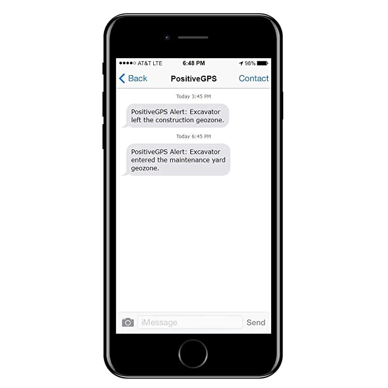 Positive GPS Tracker Rapid Tracking Email Text Alerts Made in USA SuperCapacity Internal USBChargeable Battery