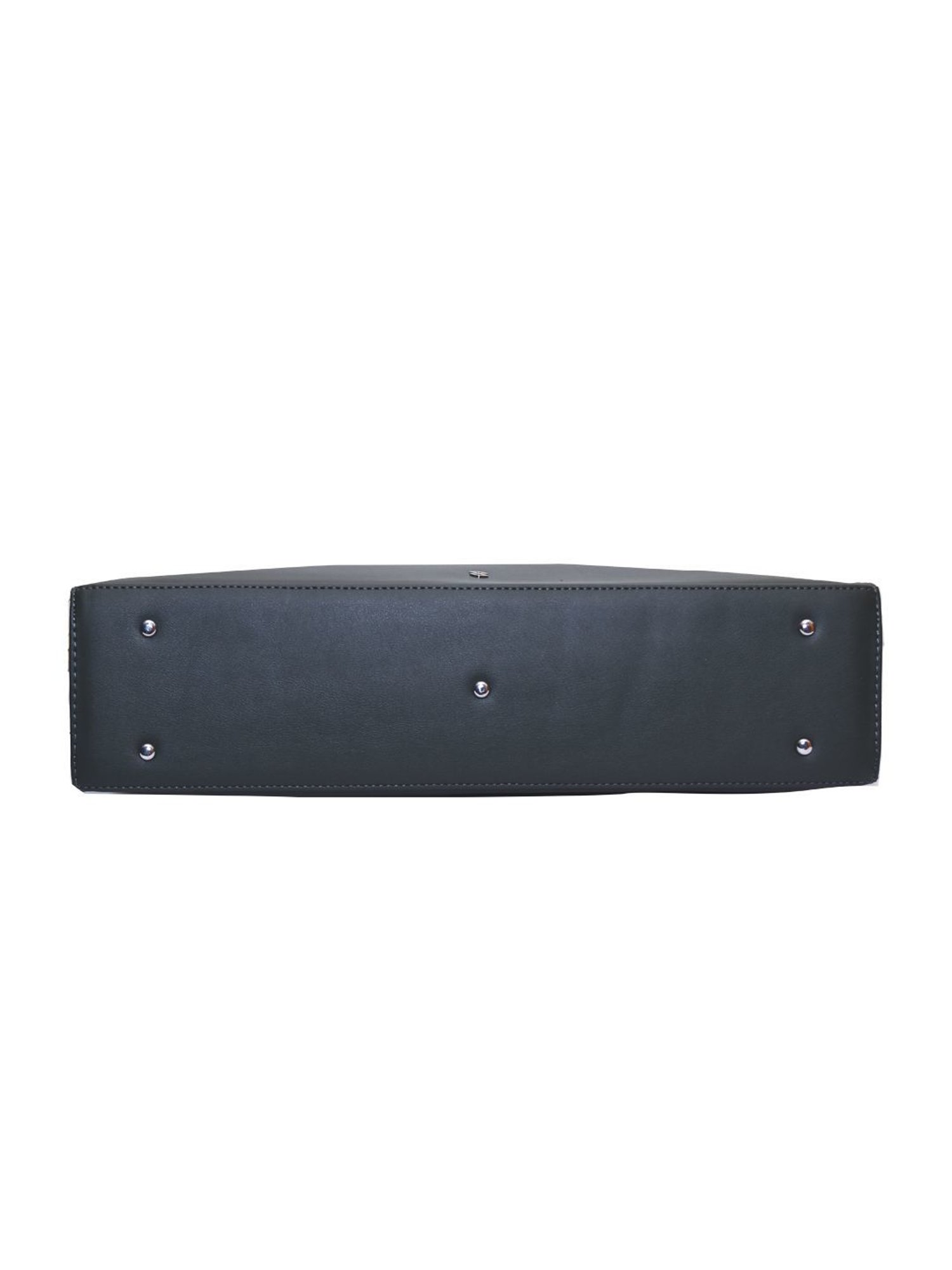 Horra Black Large Satchel Handbag