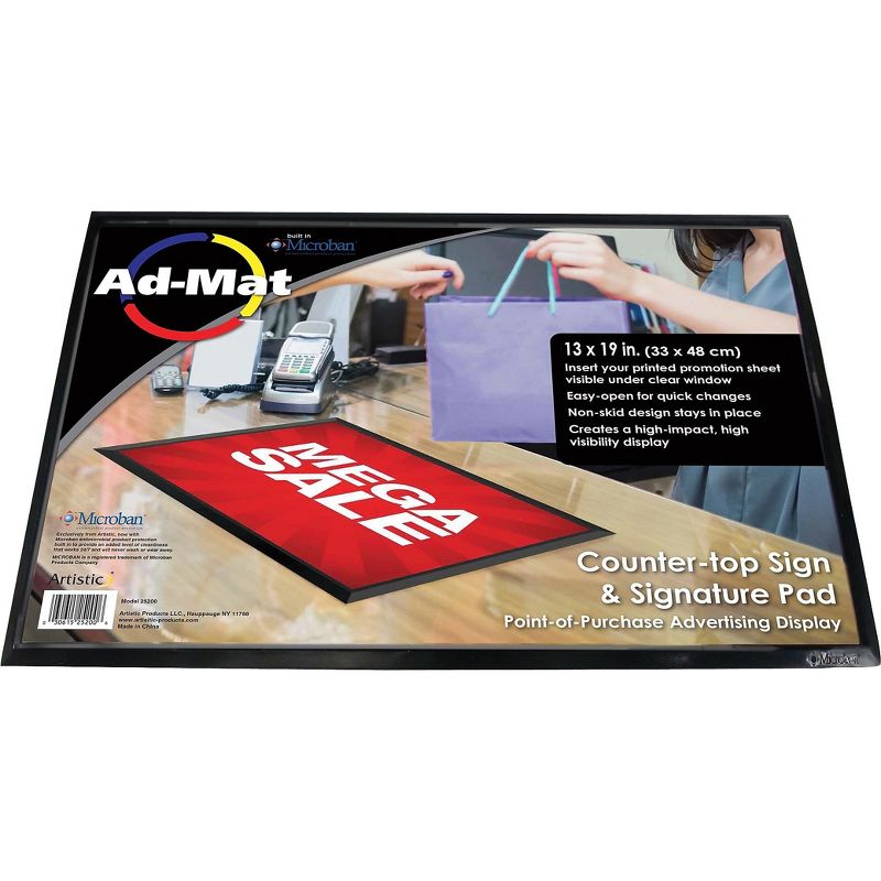Artistic Office Products AdMat Counter Mat, 17 AOP25201