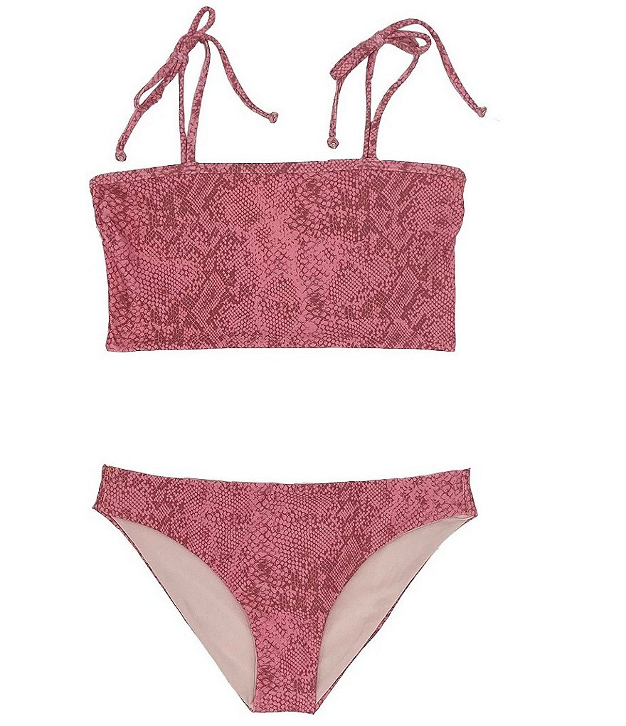 Flapdoodles Big Girls 7-10 Rainbow Tankini & Skirted Two-Piece Swimsuit