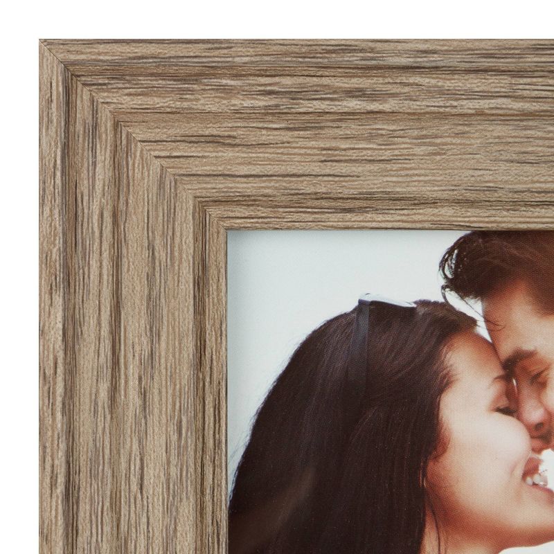 4pc (5" x 7") Farmhouse Barn Wood Tabletop or Wall Mount Picture Frames - Life Moments