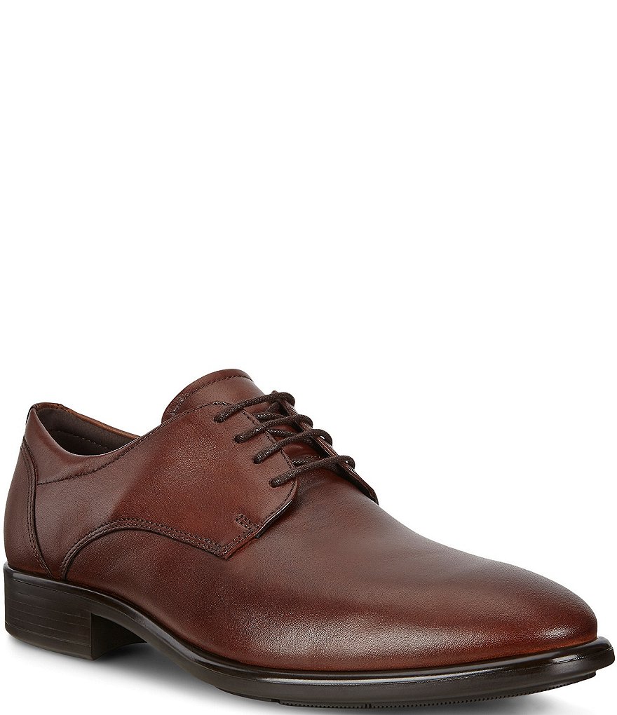 ECCO Men's Citytray Lace-Up Plain Toe Dress Oxfords