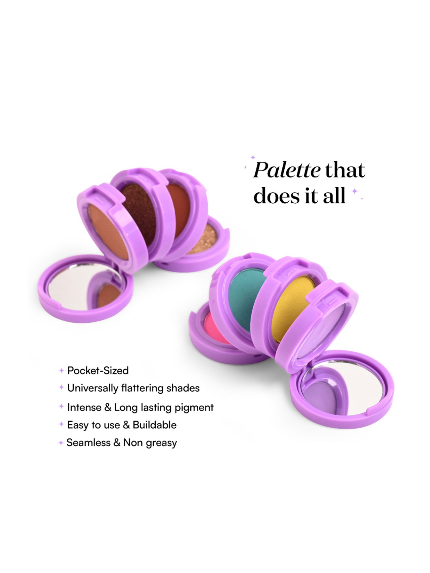 Gush Eye Like It Stacked Eyeshadow Palette Summer Sundowner - 3.6 gm