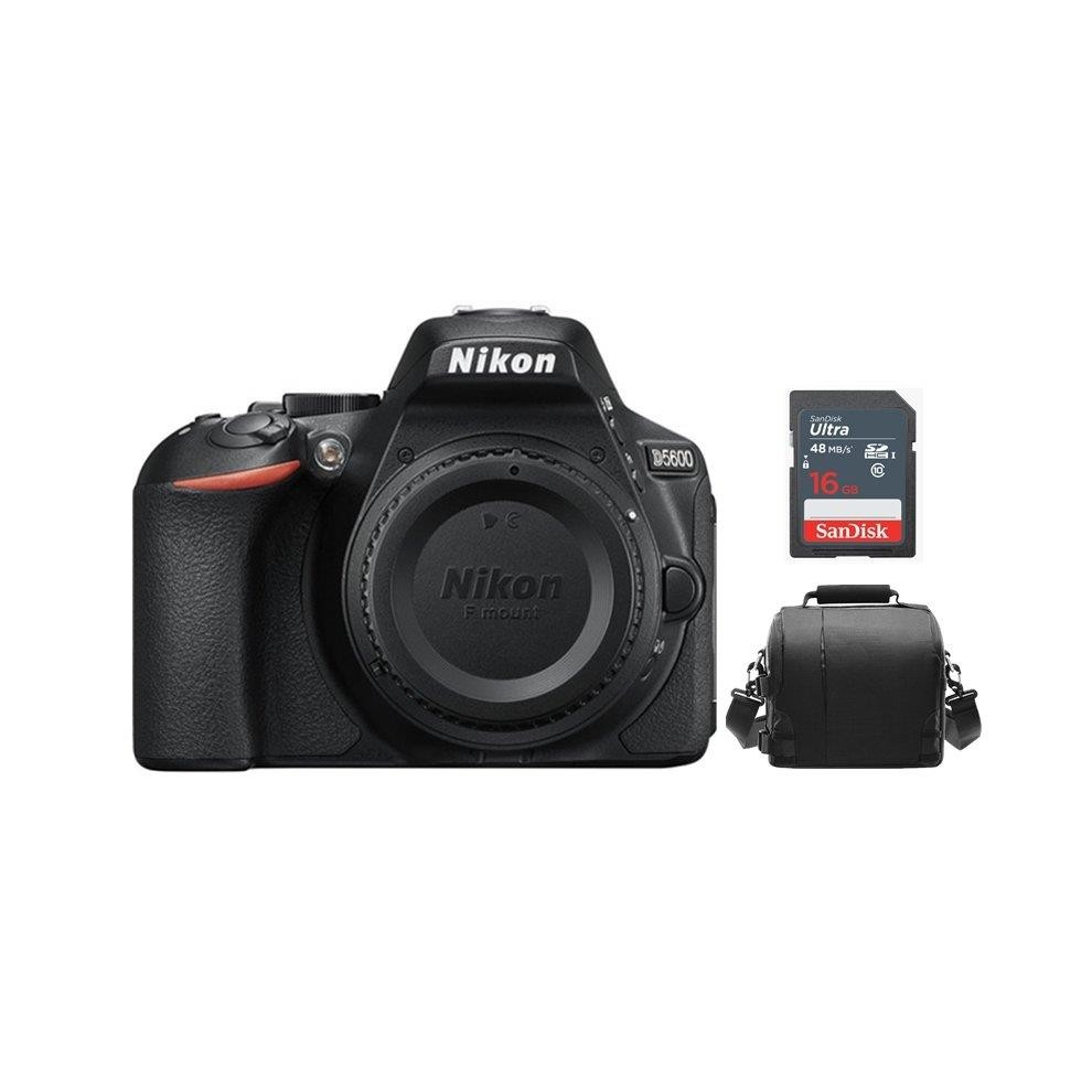 NIKON D5600 Body + camera Bag+8gb SD card
