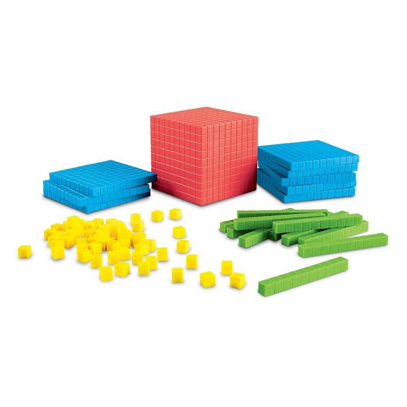 Learning Resources Brights! Base Ten Starter Kit, Math Tool, Ages 6+
