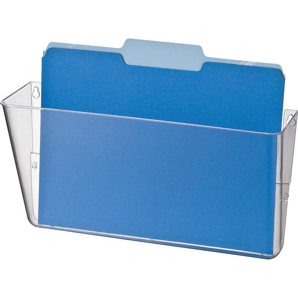Officemate International Corp OIC21434 Wall File- 13in.x4-.13in.x7in.- Letter- Clear