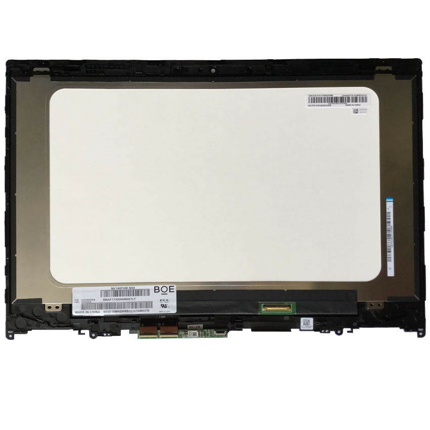 lcd screen touch digitizer assembly For lenovo flex 5 14 flex 5-1470+frame control board