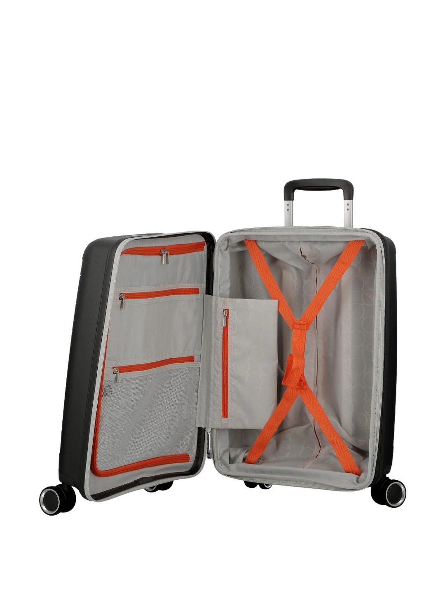 Jump Furano 2 Carbon 8 Wheels Medium Hard Cabin Trolley Bag Set of 2