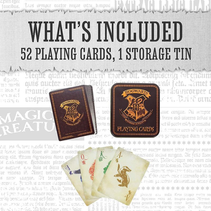 Paladone Products Ltd. Harry Potter Hogwarts Playing Cards