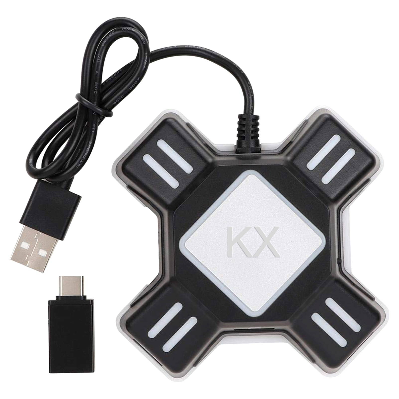 Keyboard Mouse Adapter Portable Mouse Keyboard Converter Adapter Replacement for Switch/X-box/PS5/P-S-4/PS3 KX Gamepad Controller Adapter