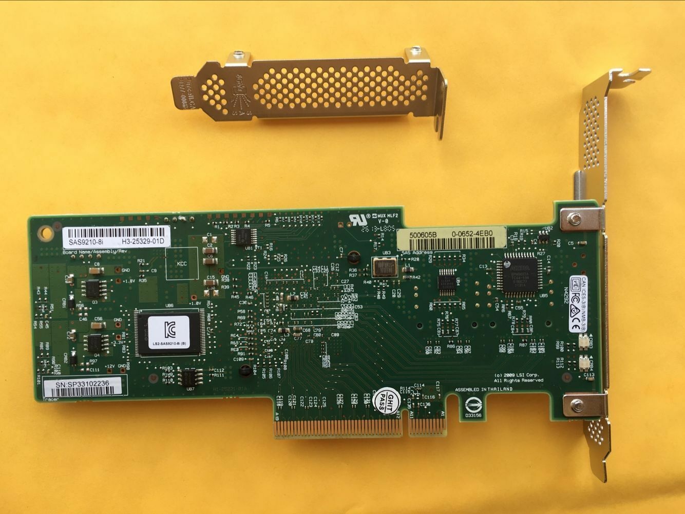 LSI 9210-8i 6Gbps SAS SATA 8 Ports HBA PCI-E RAID Controller Card US seller