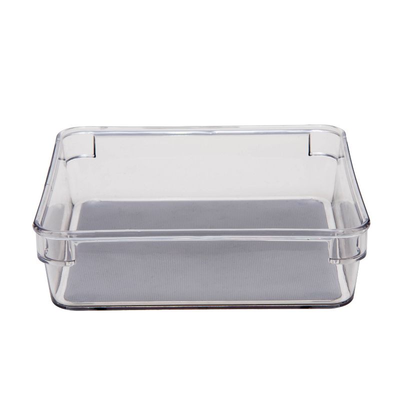 Simplify 3pk Multipurpose Drawer Organizers Clear