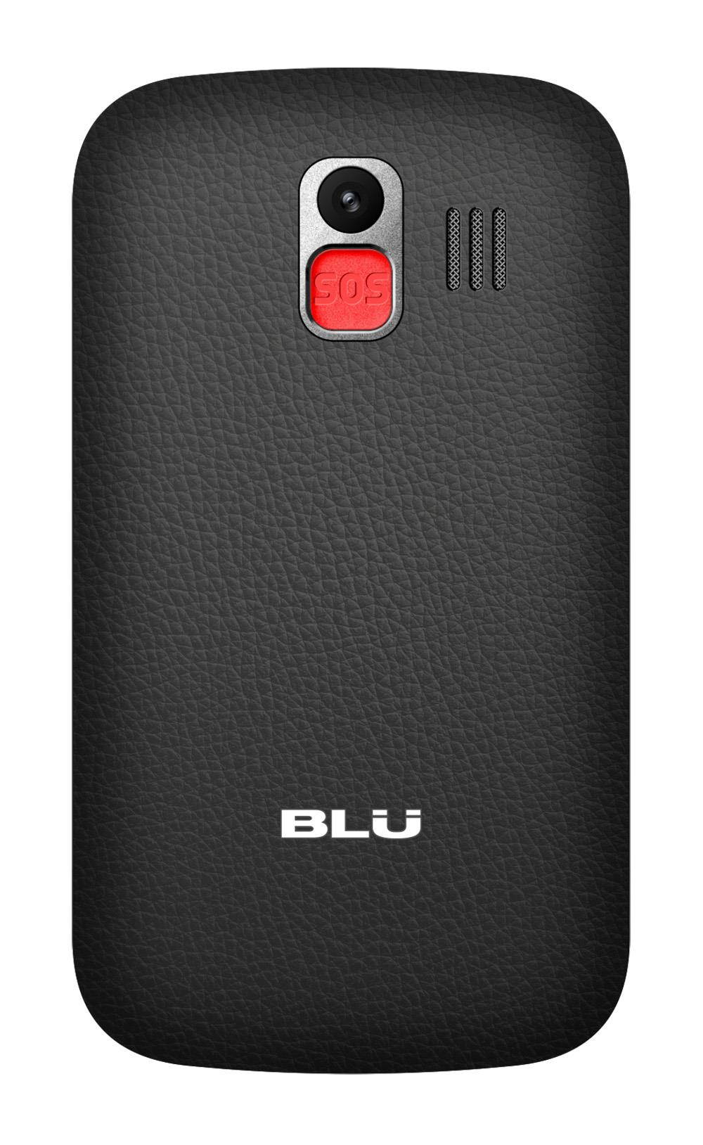 BLU Joy J010 Unlocked GSM Senior Friendly Phone - Black