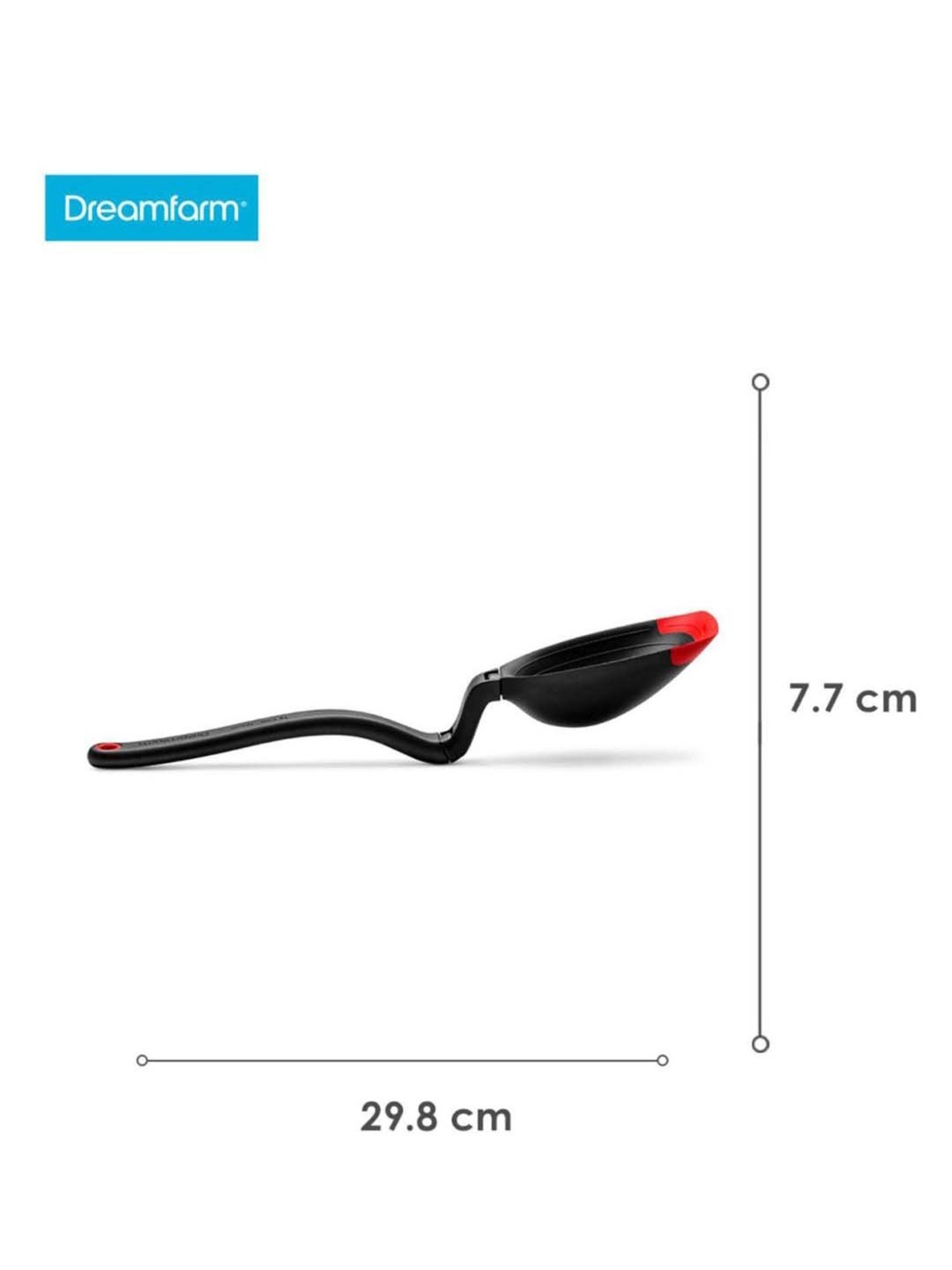 Dreamfarm Red Medium Spadle With Measurements