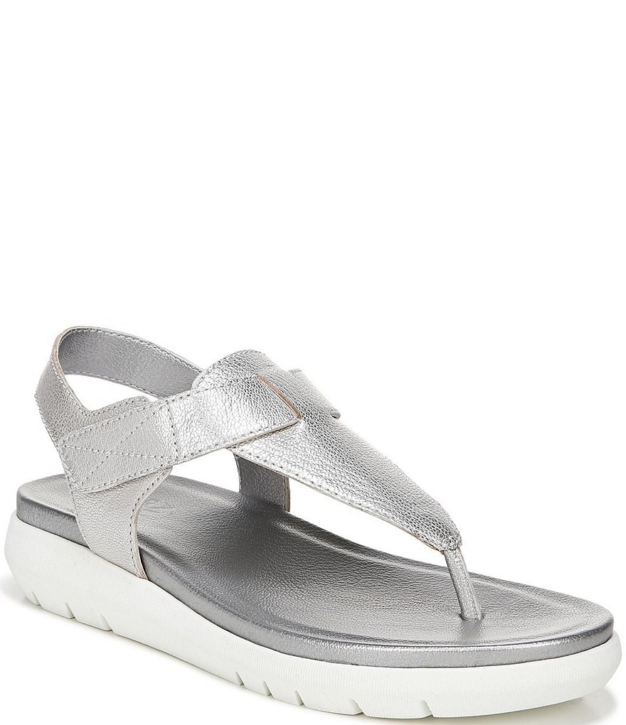 Naturalizer Lincoln Leather Sport Wedge Sandals