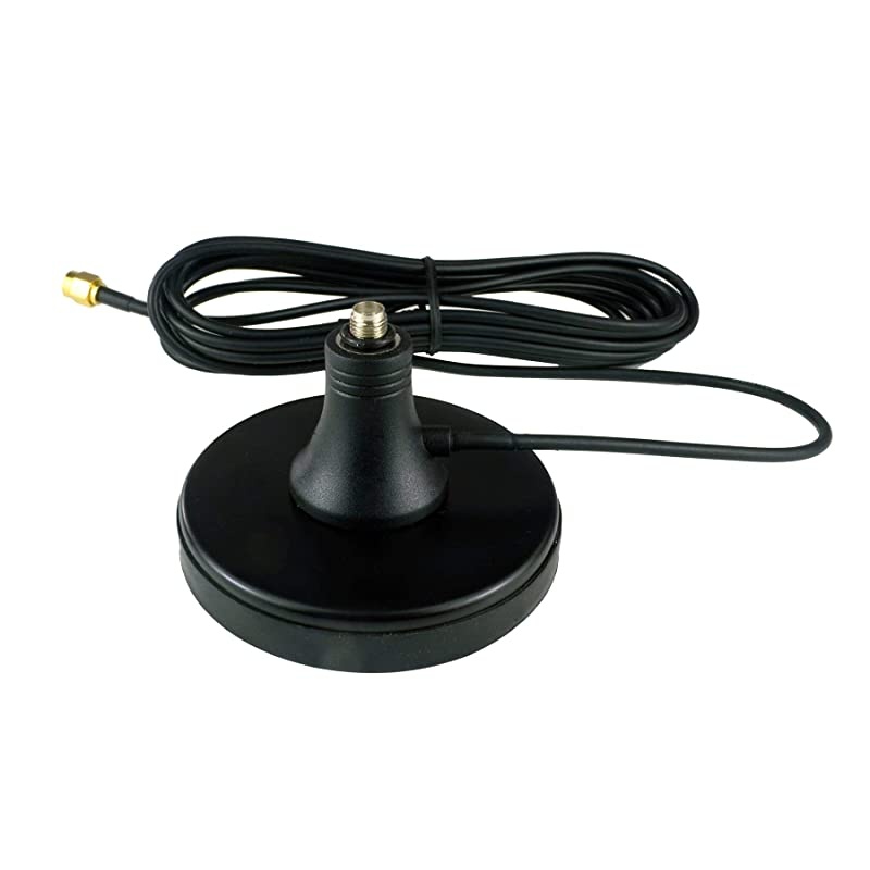 Premium Extra Large 3Inch Magnetic Antenna Base SMA Jack SMA Plug for 3G 4G LTE Cellular Ham ADSB GPS Antennas