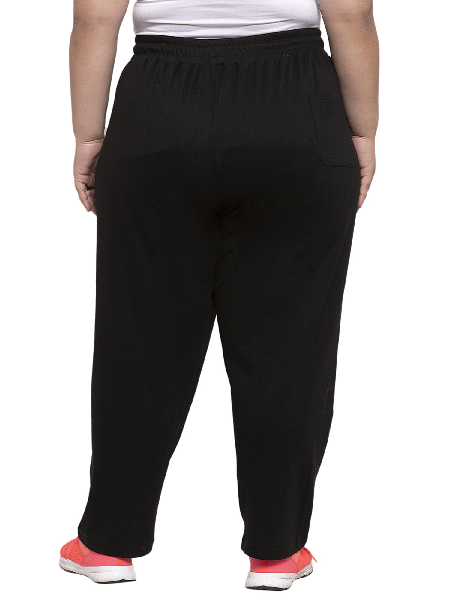 Melon by PlusS Black Cotton Trackpants