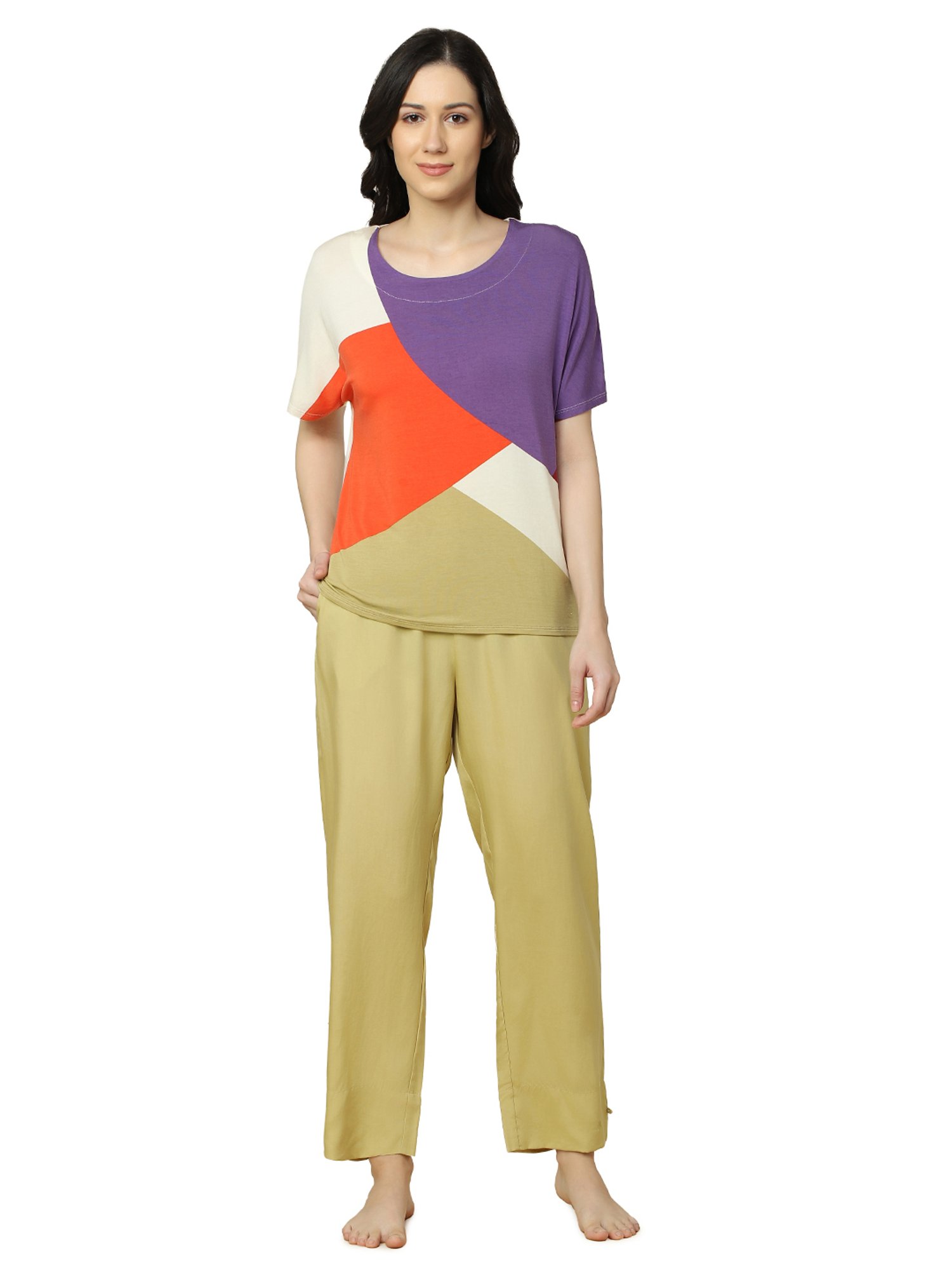 Triumph Multicolored Color-Block T-Shirt