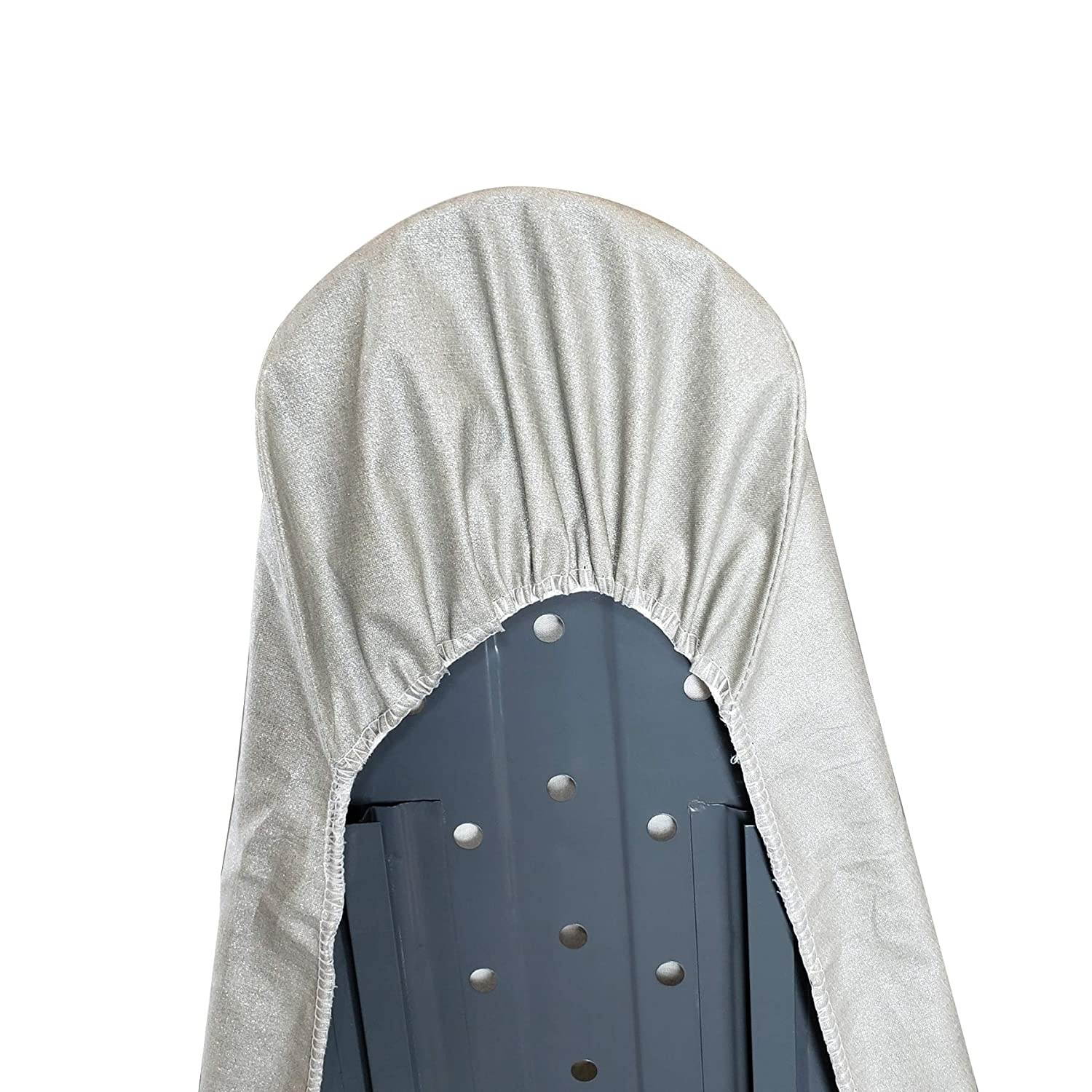 HOMZ Standard Ironing Board Replacement Cover with Draw Cord, Grey Solid