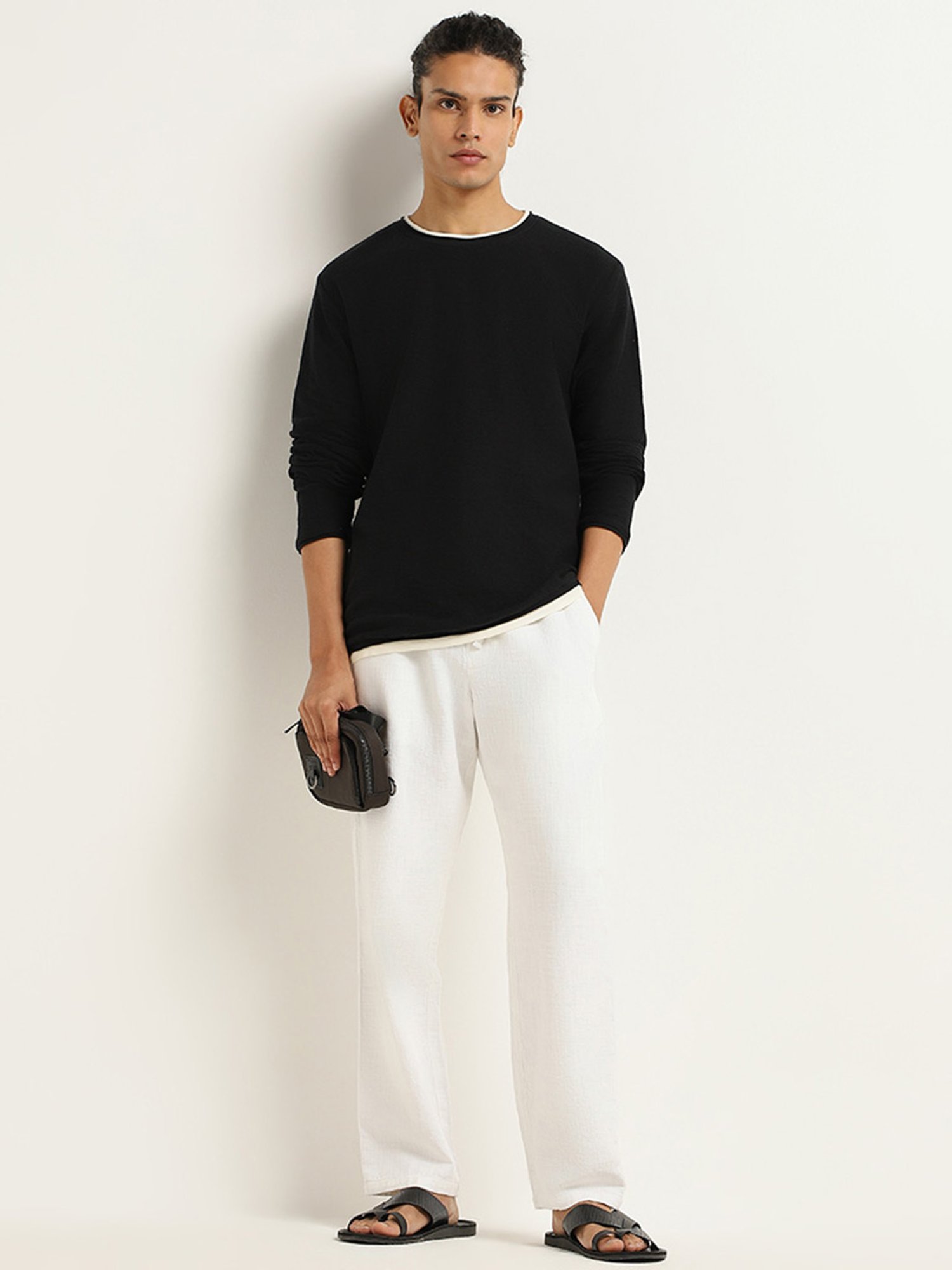 ETA by Westside Black Slim Fit T-Shirt