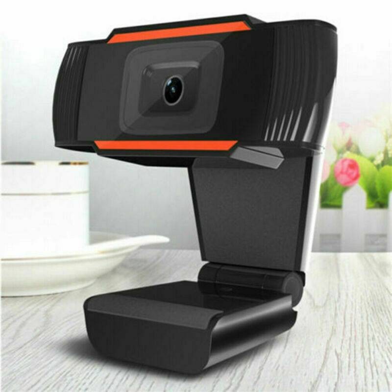 Webcam USB Retatable Camera Auto Focus with Microphone For PC Laptop Desktop
