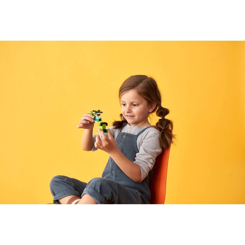 LEGO Classic Creative Green Bricks Kids' Building Toy Starter Set 11007