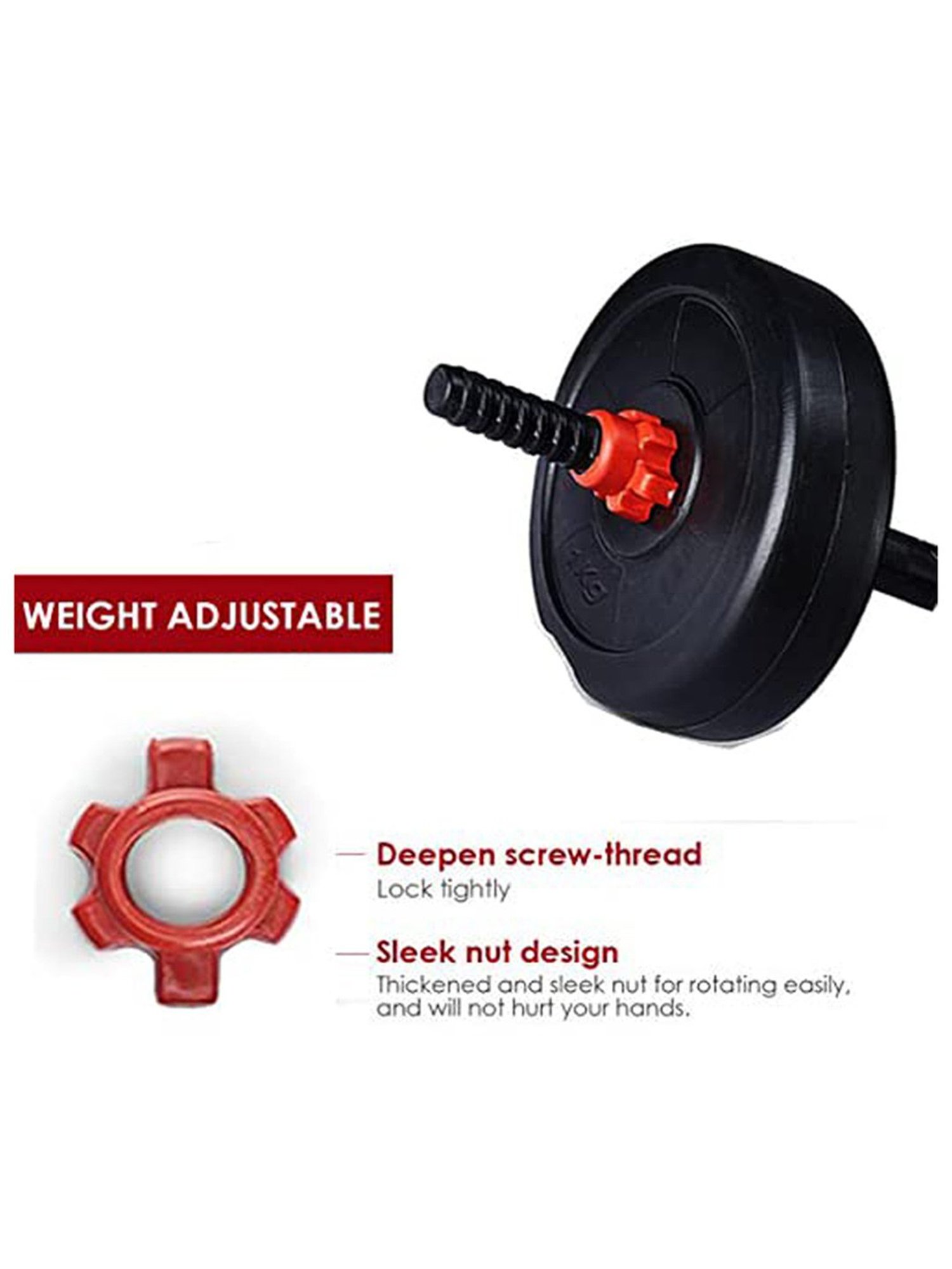 BIGBULL Rubber Coated Solid Hex Dumbbell (Pack Of Two) (2.5 Kg x 2pc (Total = 5 kg))
