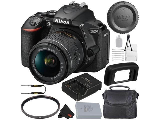 Nikon D5600 DSLR Camera Kit with 18-55mm (Intl Model) Bundle with Carrying Case