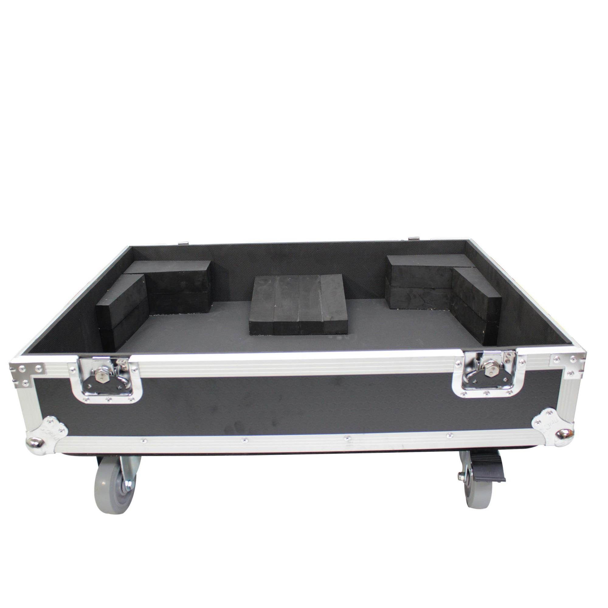 Dual Flight-Road Case for 2 RCF HDL 20-A Line Array Speakers W-Wheels