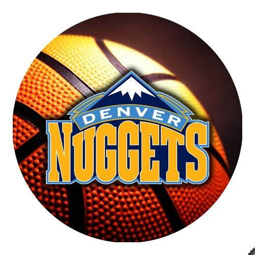 Nuggets Basketball Round THICK Mousepad Mouse Pad Great Gift Idea Denver