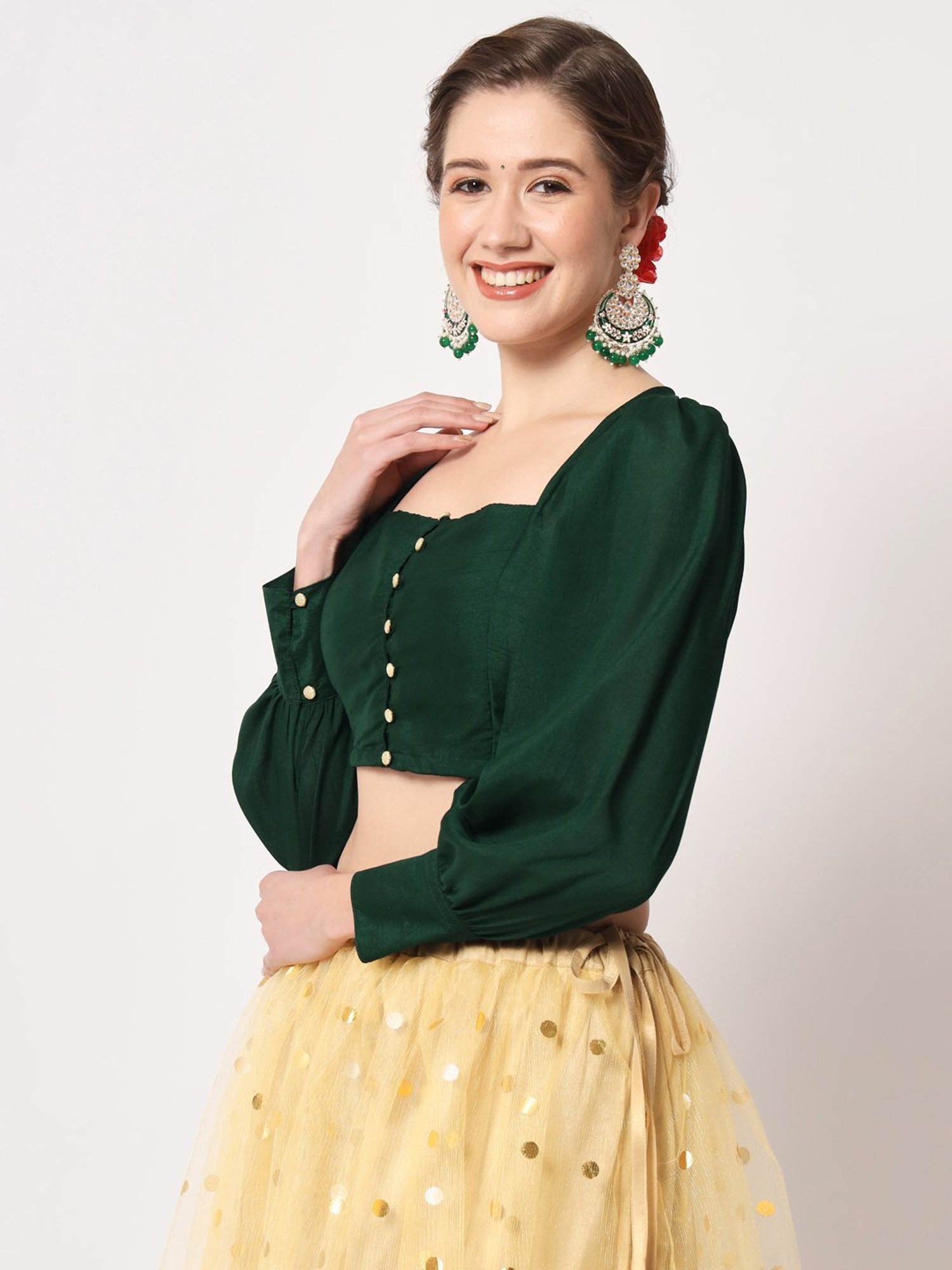 studiorasa Green Blouse