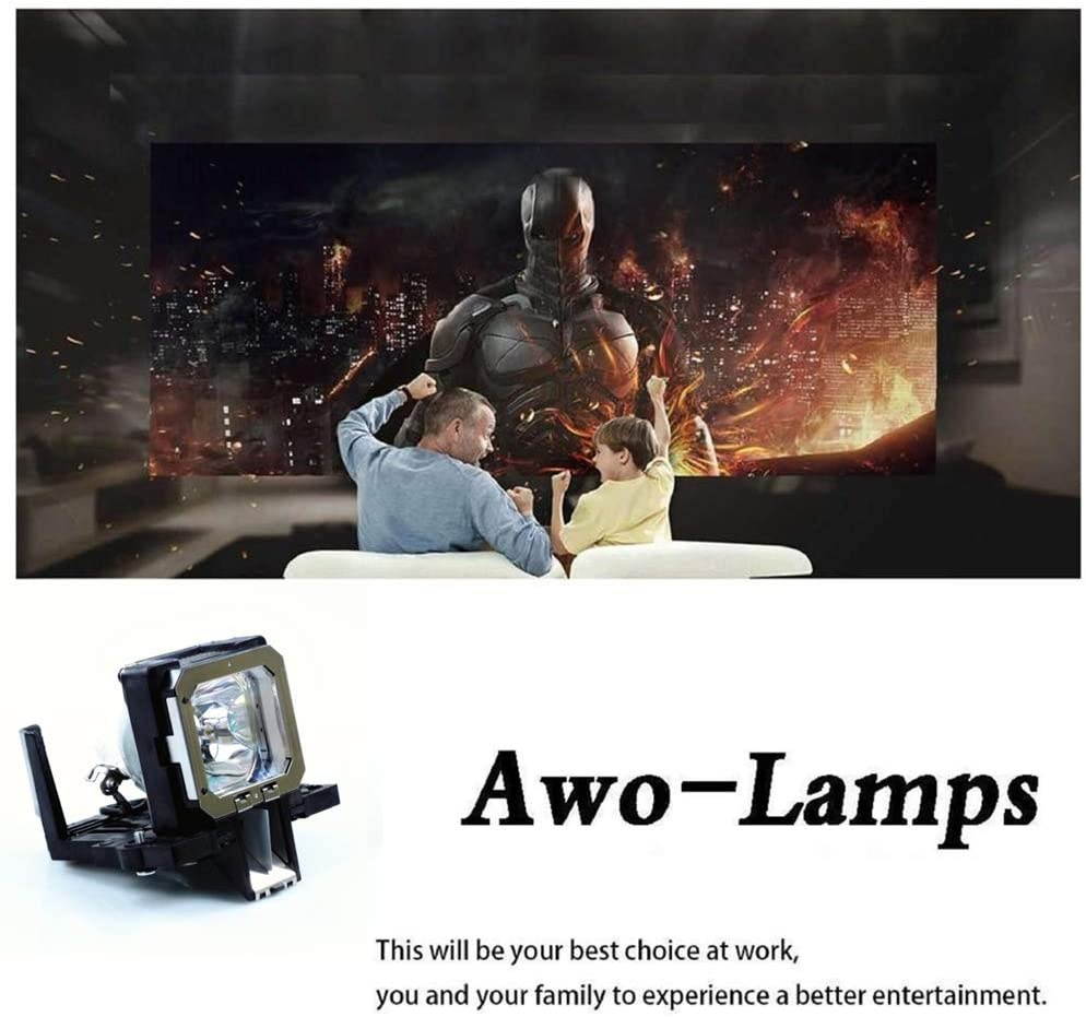 AWO Original Projector Lamp Bulb PK-L2312UP with Housing for JVC DLA-RS46U/DLA-RS48U/DLA-RS4810U/DLA-RS49U/DLA-RS4910U/DLA-RS56U/DLA-RS57U/DLA-RS66U/DLA-RS6710U/DLA-X35B/DLA-X500R