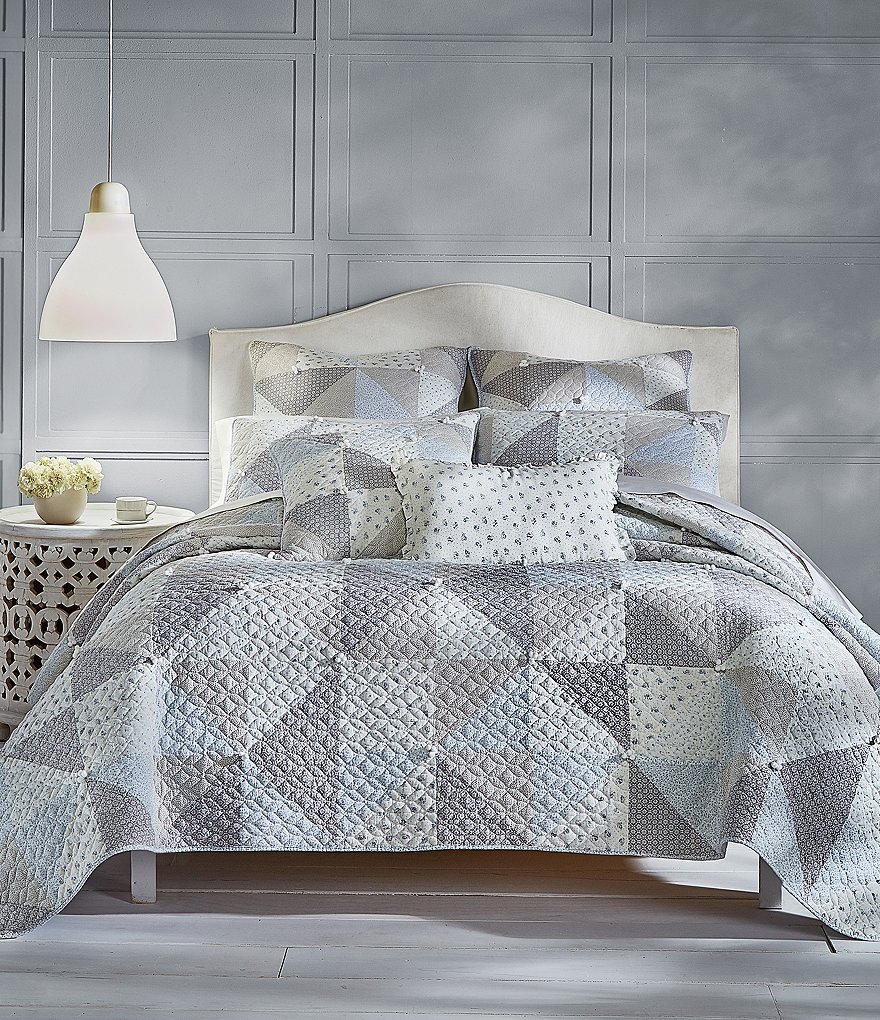 Piper & Wright Paige Pom Pom Floral Detail Quilt