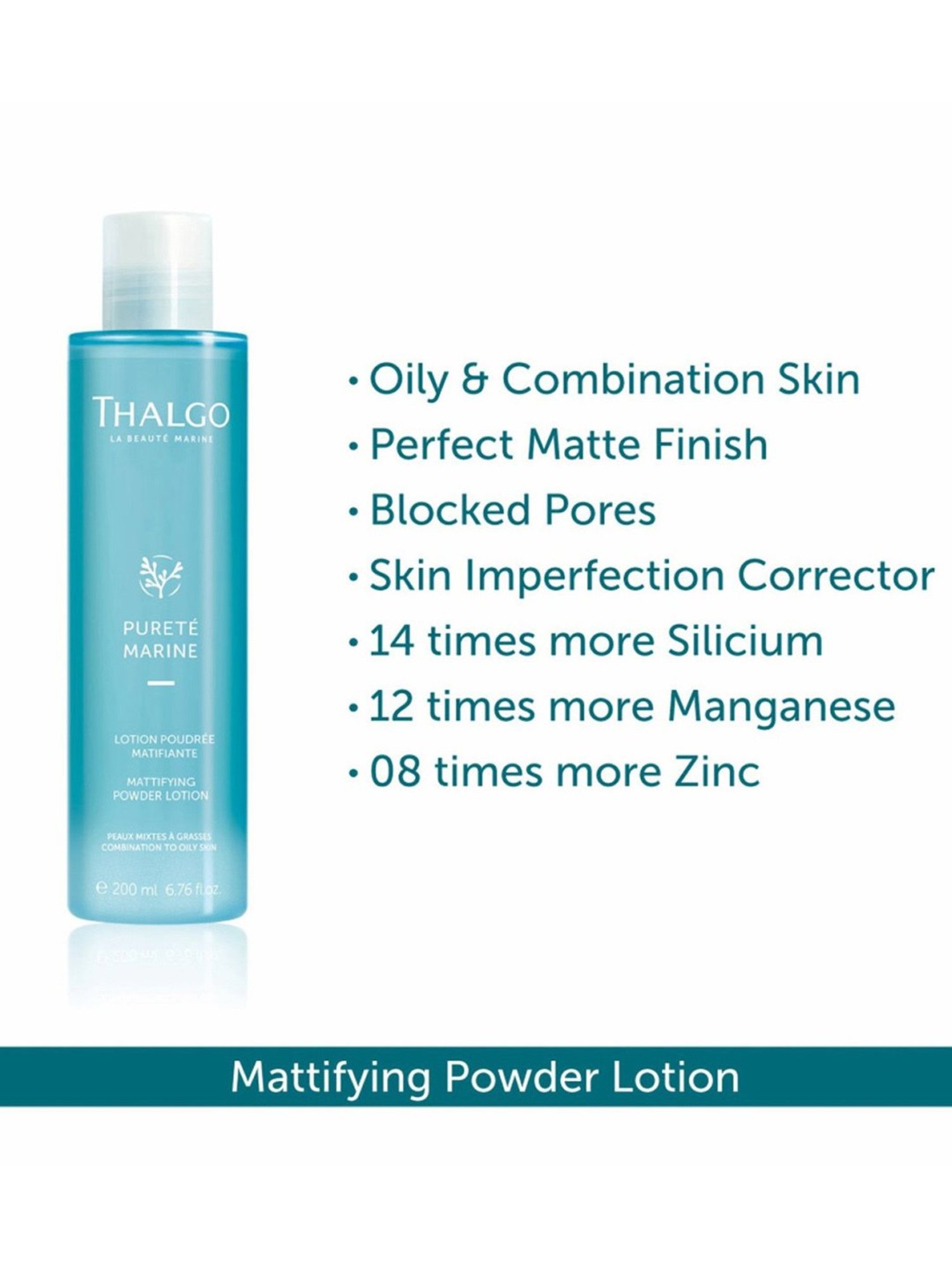 Thalgo Mattifying Powder Lotion - 200 ml
