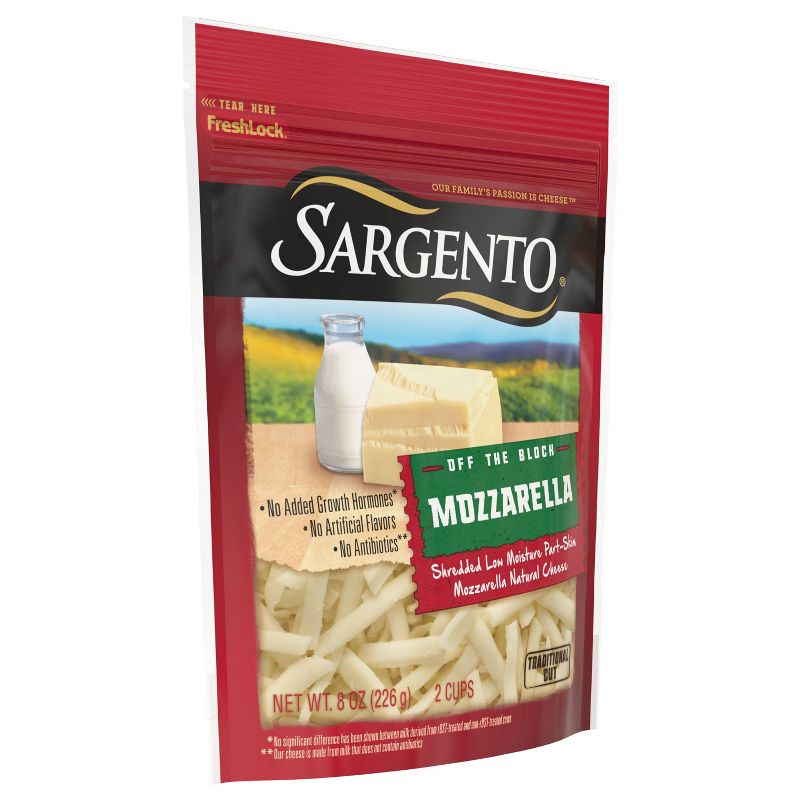 Sargento Natural Mozzarella Shredded Cheese - 8oz