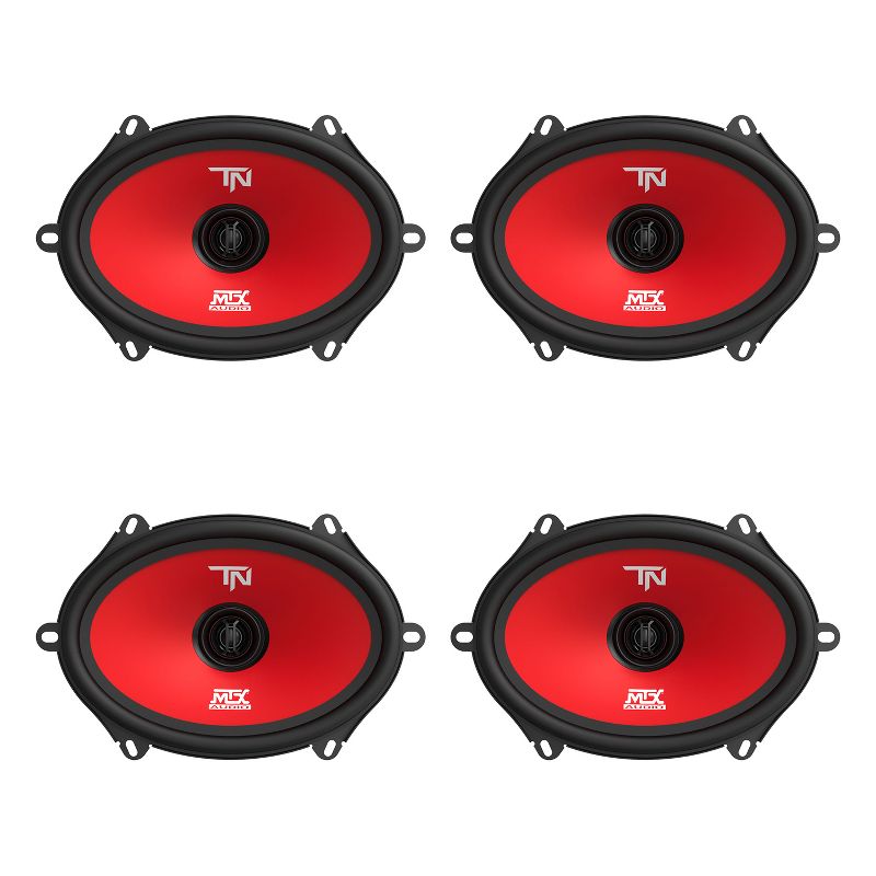 MTX Terminator 68 5 by 7 Inch Speaker Pair with 55 Watt RMS Power Capability  (4 Pack)