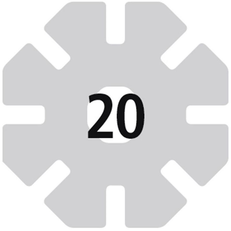 Polydron Giant Octoplay Building Manipulatives, set of 20